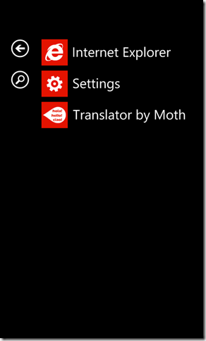 Translator by Moth appList